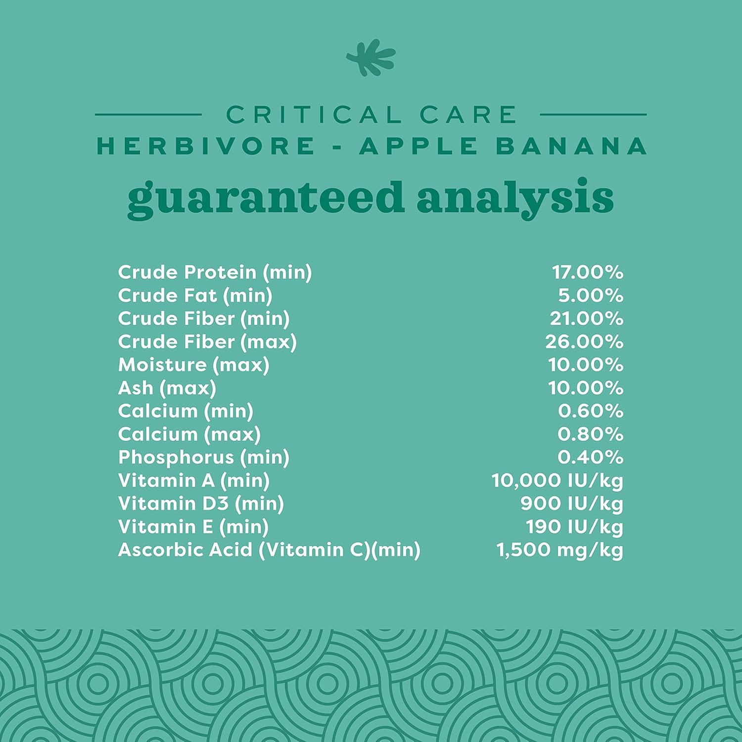 Oxbow Critical Care Herbivore – Alimento de recuperación para conejos y cobayas, sabor manzana y plátano, 141 g, 3 unidades