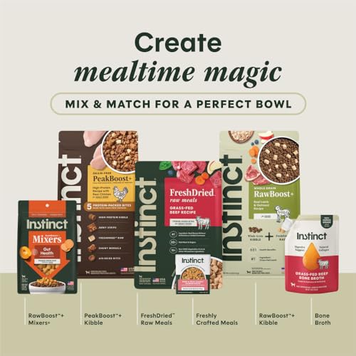 Instinct Raw Boost Mixers – Freeze-Dried Grain-Free Beef Topper, 6 oz