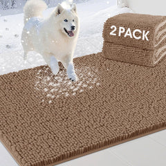 IM HOME muddy door mats 36x24 front view protects entry and traps dirt