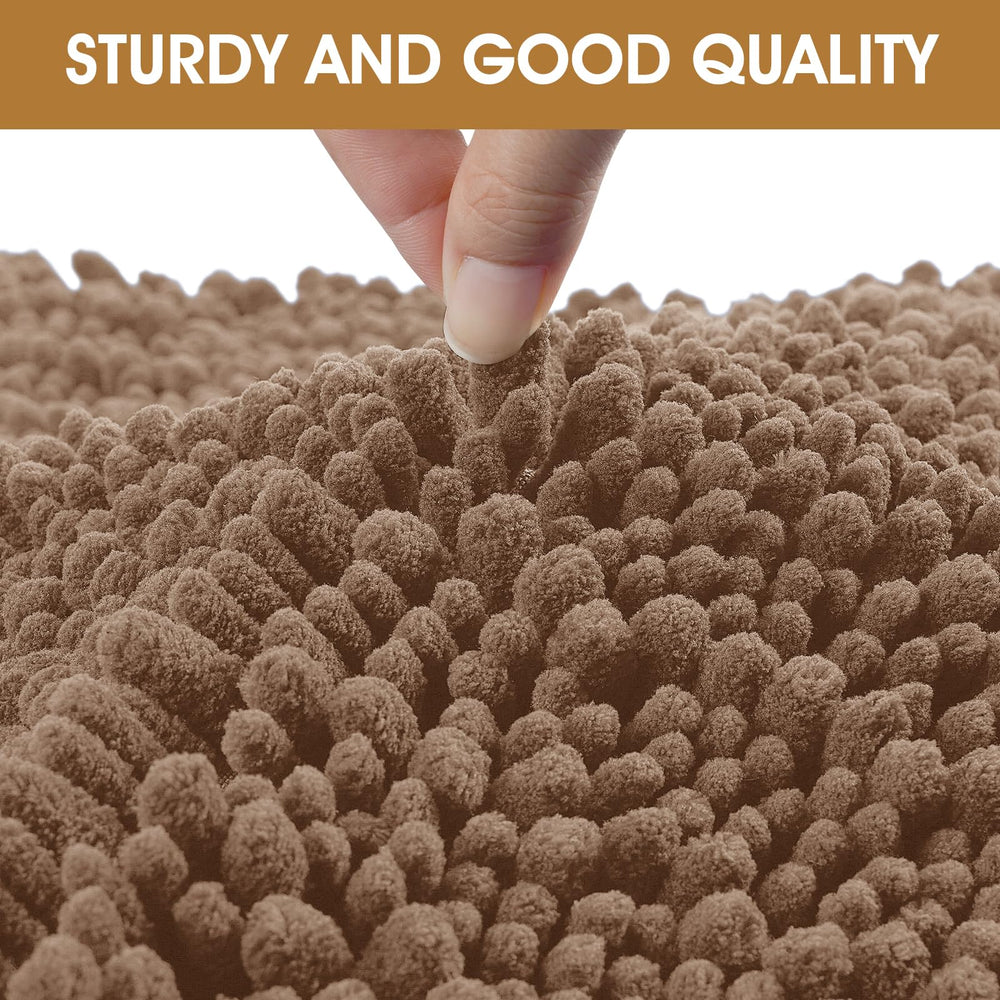 IM HOME natural rubber backing emphasizes slip resistance and stability
