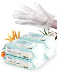 IMMHABI glove wipes pack closeup demonstrates quick post-walk cleaning for a fresh coat.