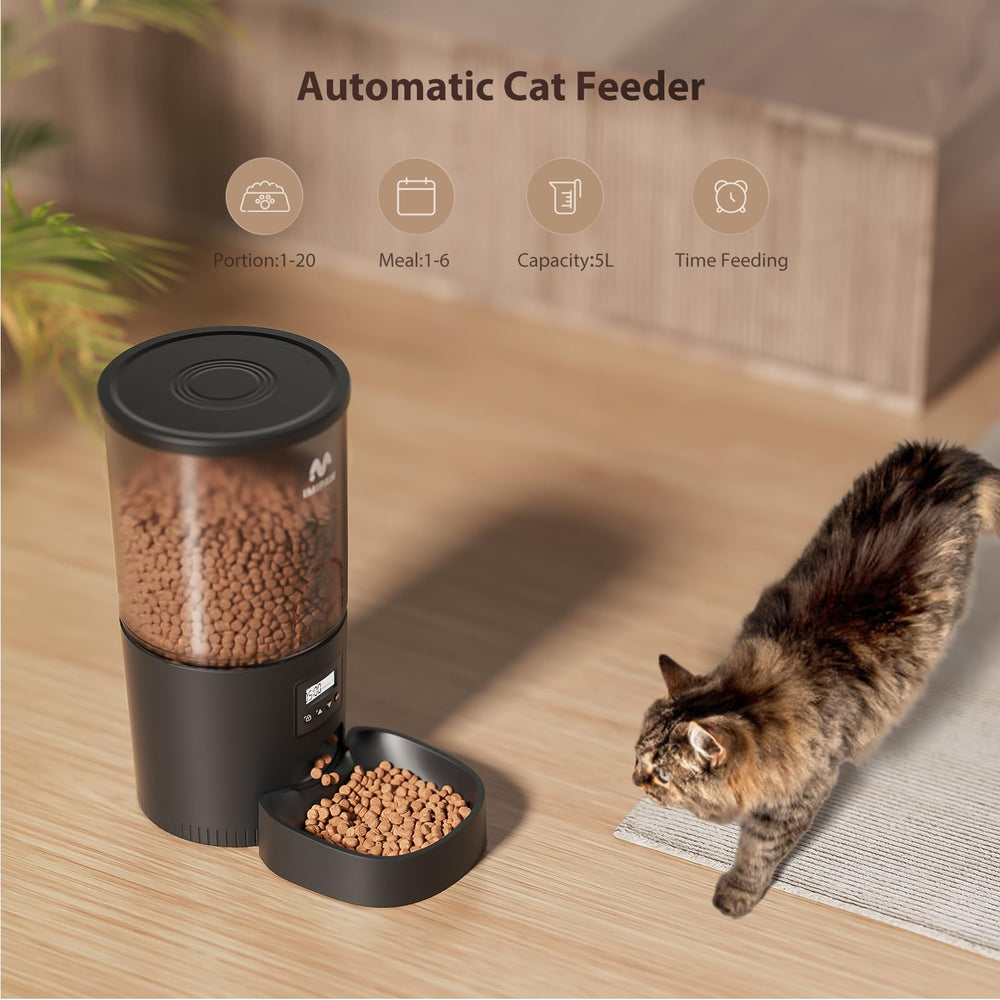 IMIPAW angled feeder reduces jams during daily feeding routine.