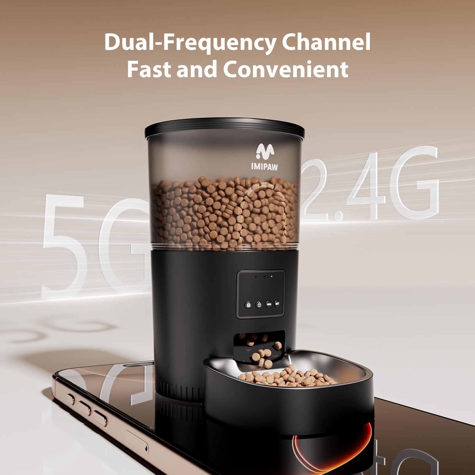 IMIPAW feeder side profile highlights dual power options for reliability
