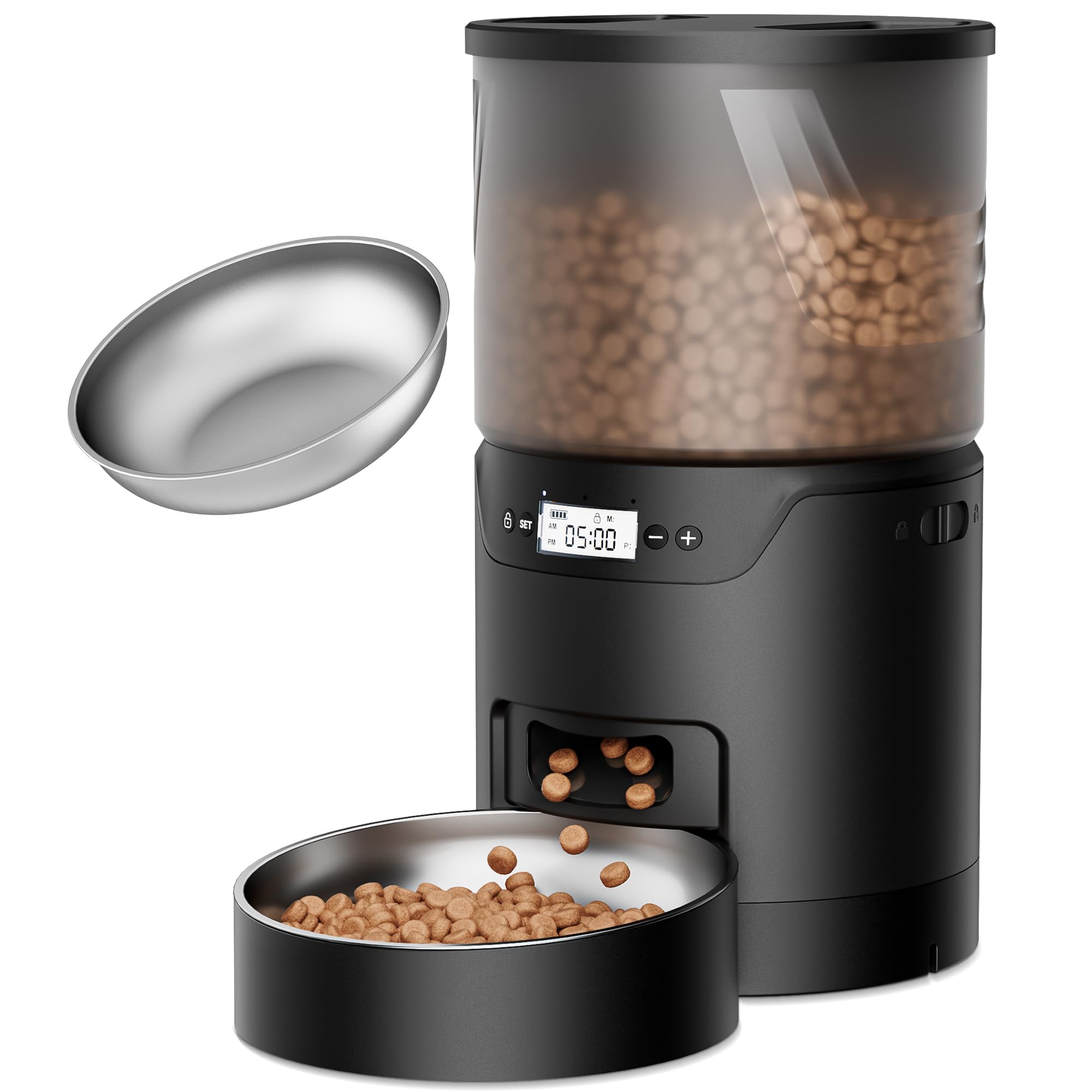 IMIPAW PET automatic cat feeder 3L capacity enables reliable meal timing for busy households.