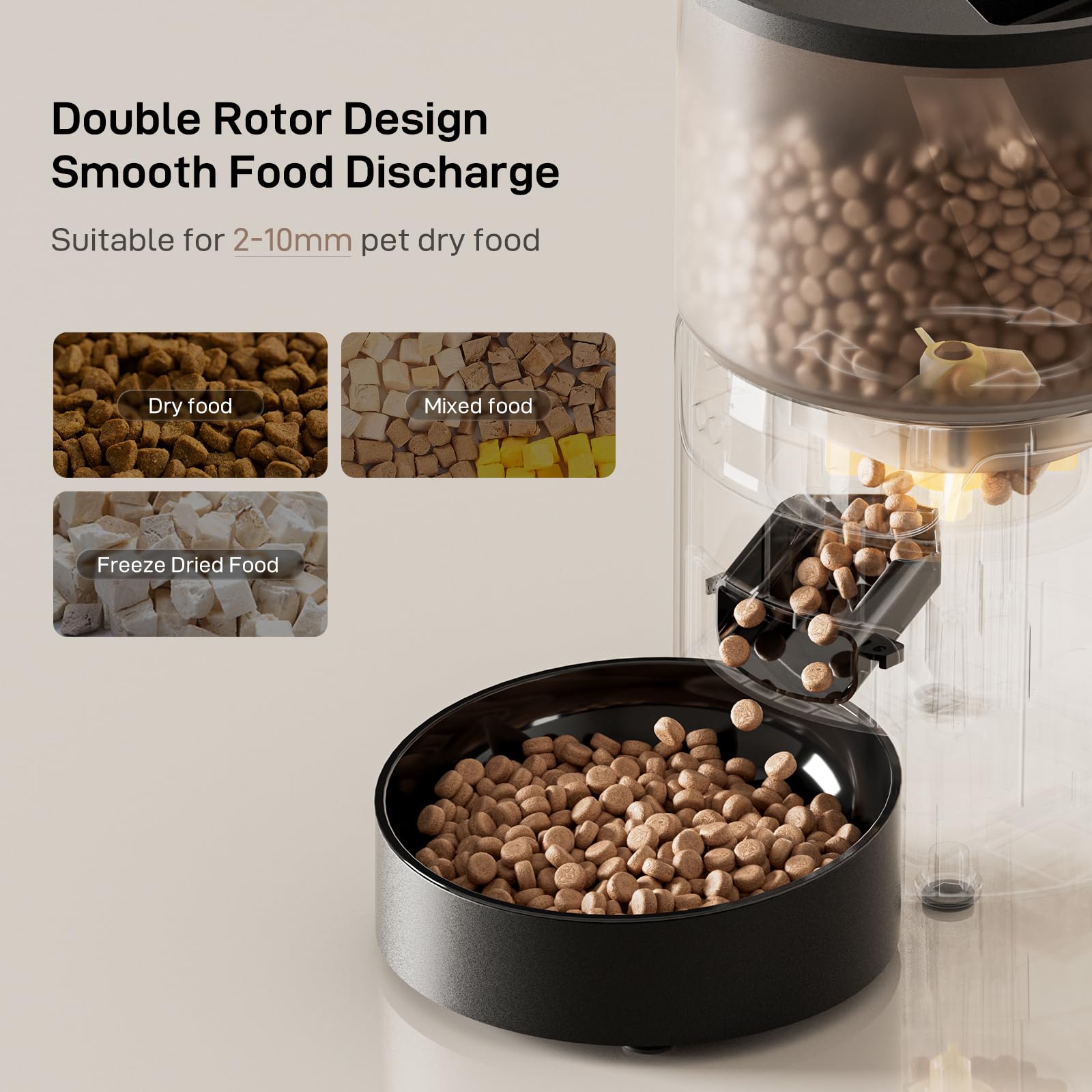 IMIPAW PET Automatic Cat Feeder on desk setup for convenient indoor feeding