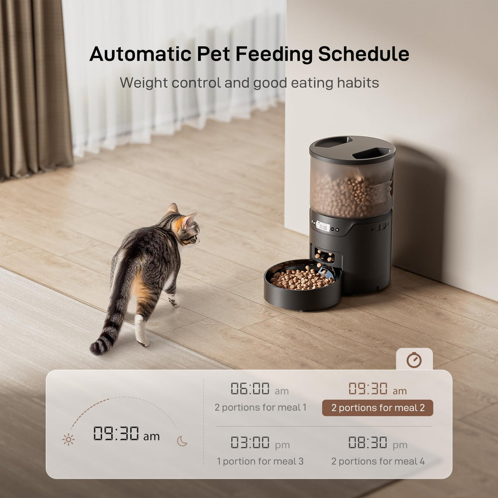 IMIPAW PET Automatic Cat Feeder dispensing mechanism ensuring smooth rotation and reduced jams