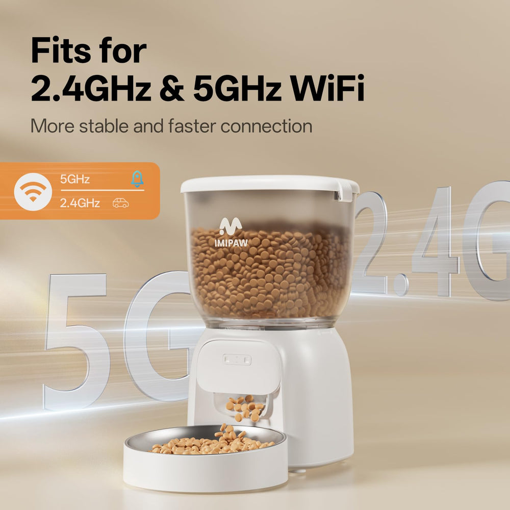 IMIPAW PET dual-power design supports reliable feeding during outages with backup power