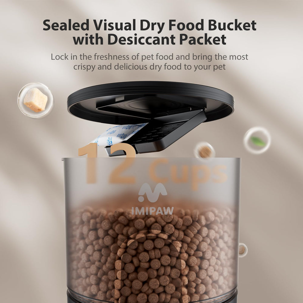 IMIPAW sealed-food-bucket design preserves texture and freshness.
