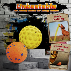 IMMADBUNY bouncy ball enhances rebound fun for energetic large dogs.