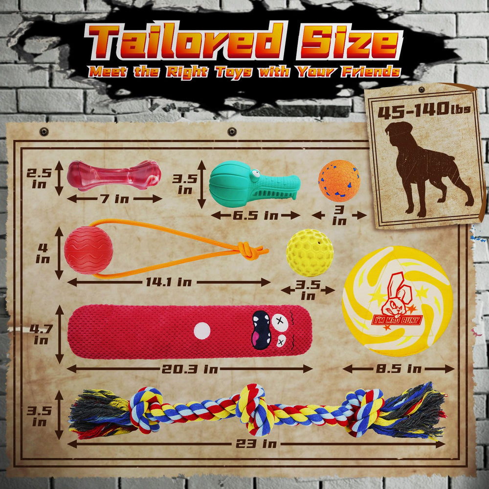 IMMADBUNY dog bag roll for convenient toy storage and clean-up.