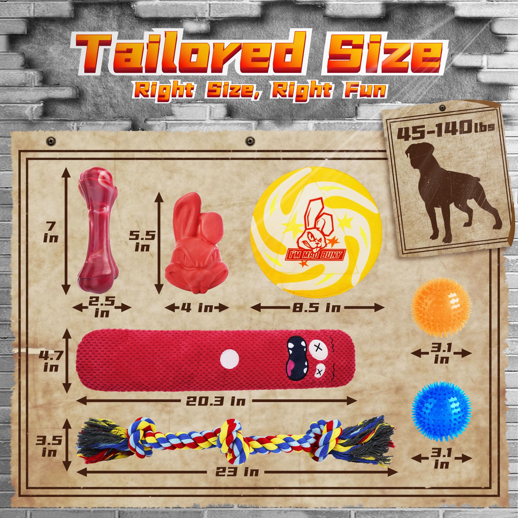 IMMADBUNY dog-bag-rolls durable chews for training or travel.