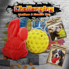 IMMADBUNY flying disc toy durable for outdoor fetch and high-energy play.
