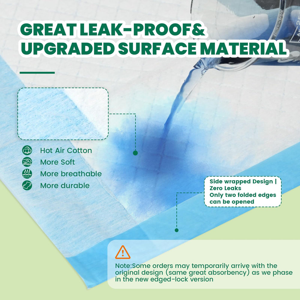IMMCUTE thick absorption core locks moisture quickly for a dry space.