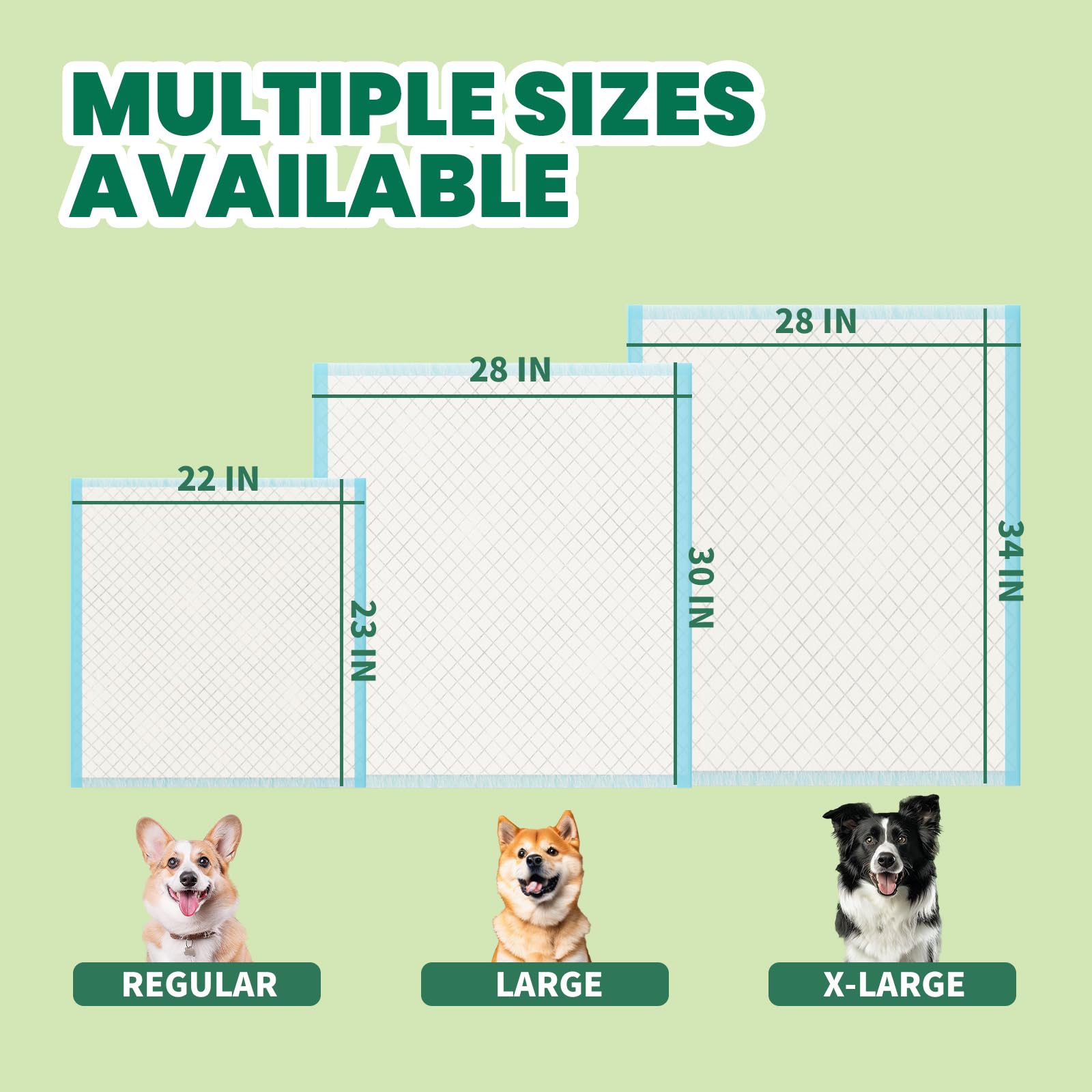 IMMCUTE pad suitable for puppies, seniors, kittens, cats, and rabbits.