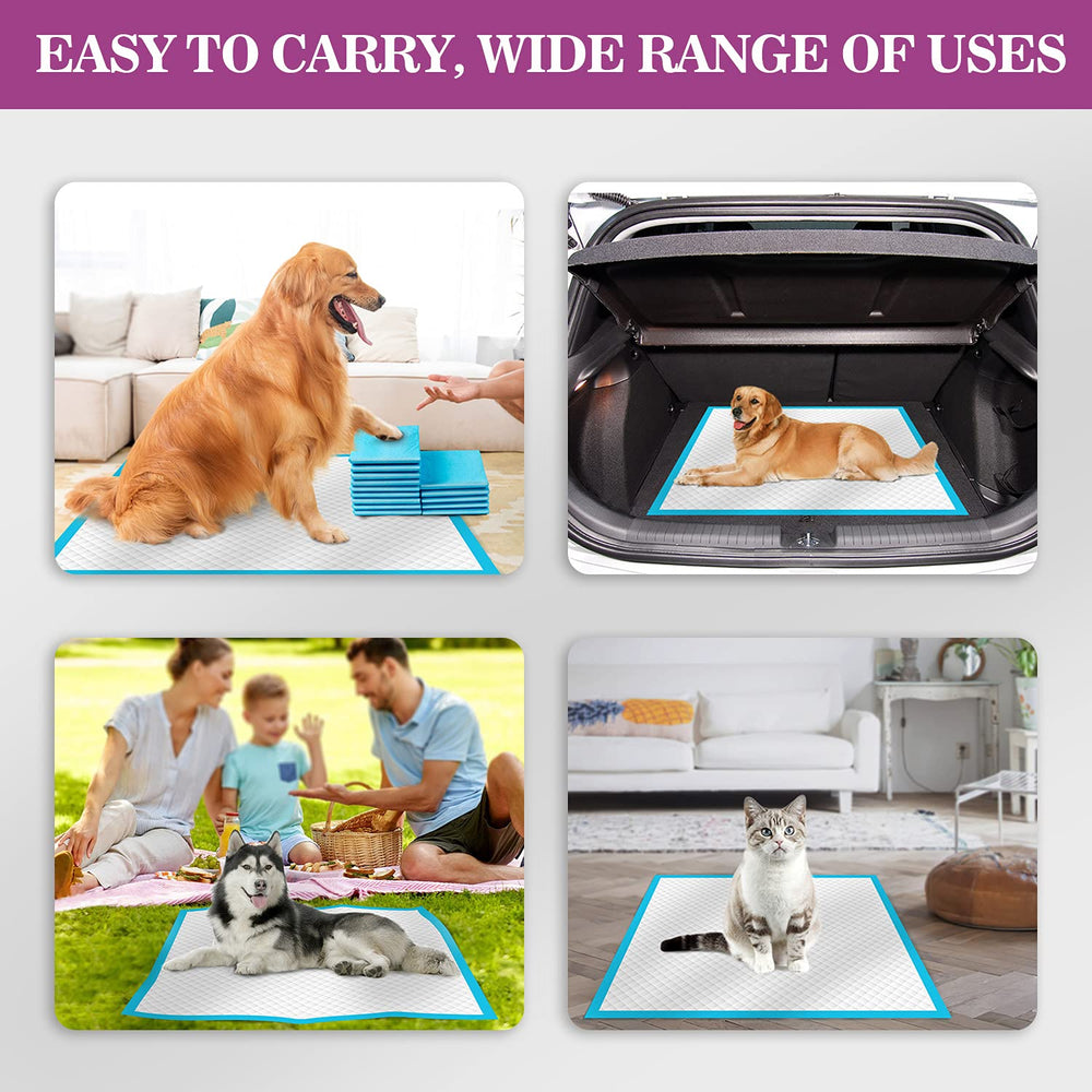 IMMCUTE travel-friendly pad usable on lawns or car trips.