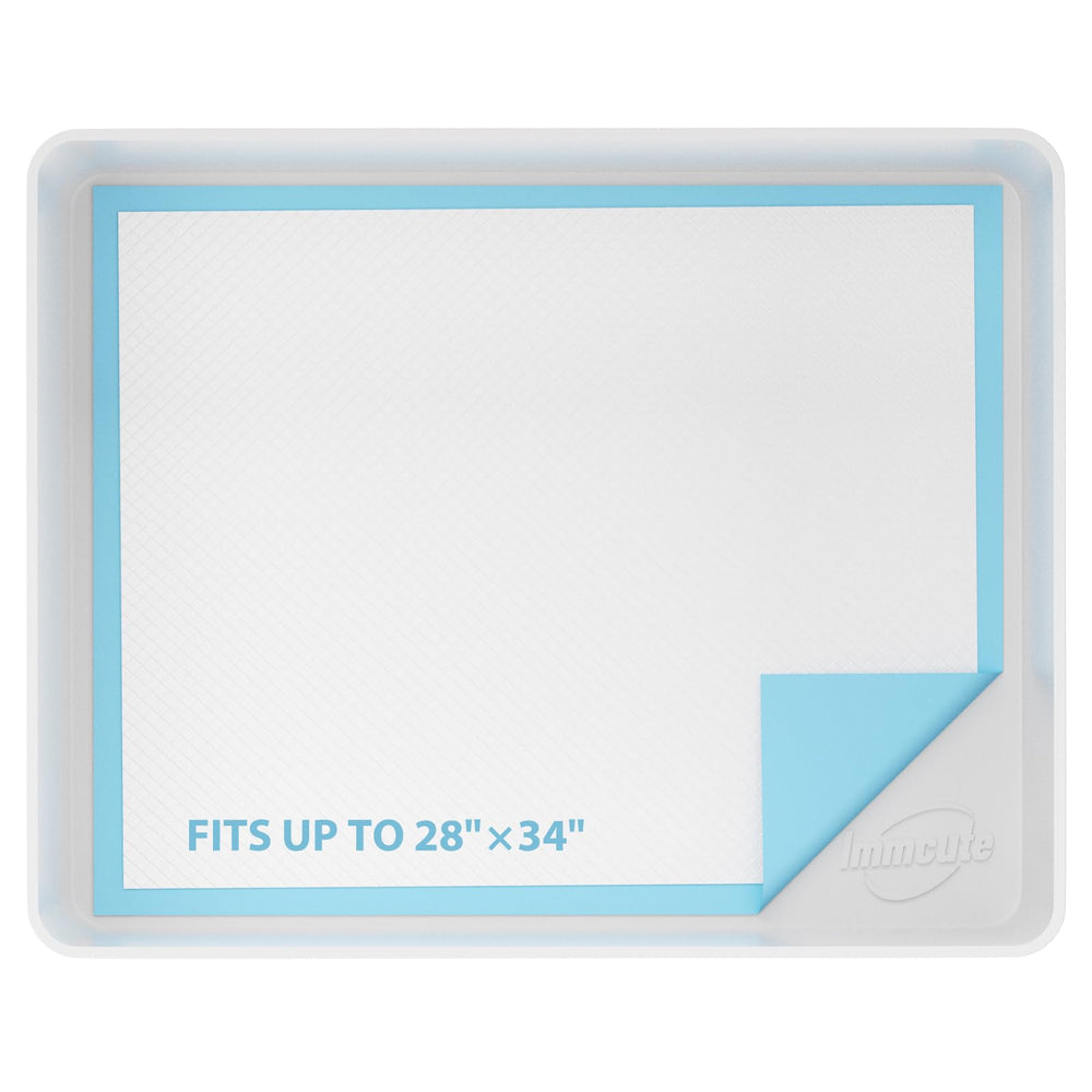 IMMCUTE pee pad holder thickened silicone durable non-slip support