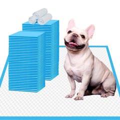 IMMCUTE puppy pads 22x23 pack front view for all-day training and mess containment.