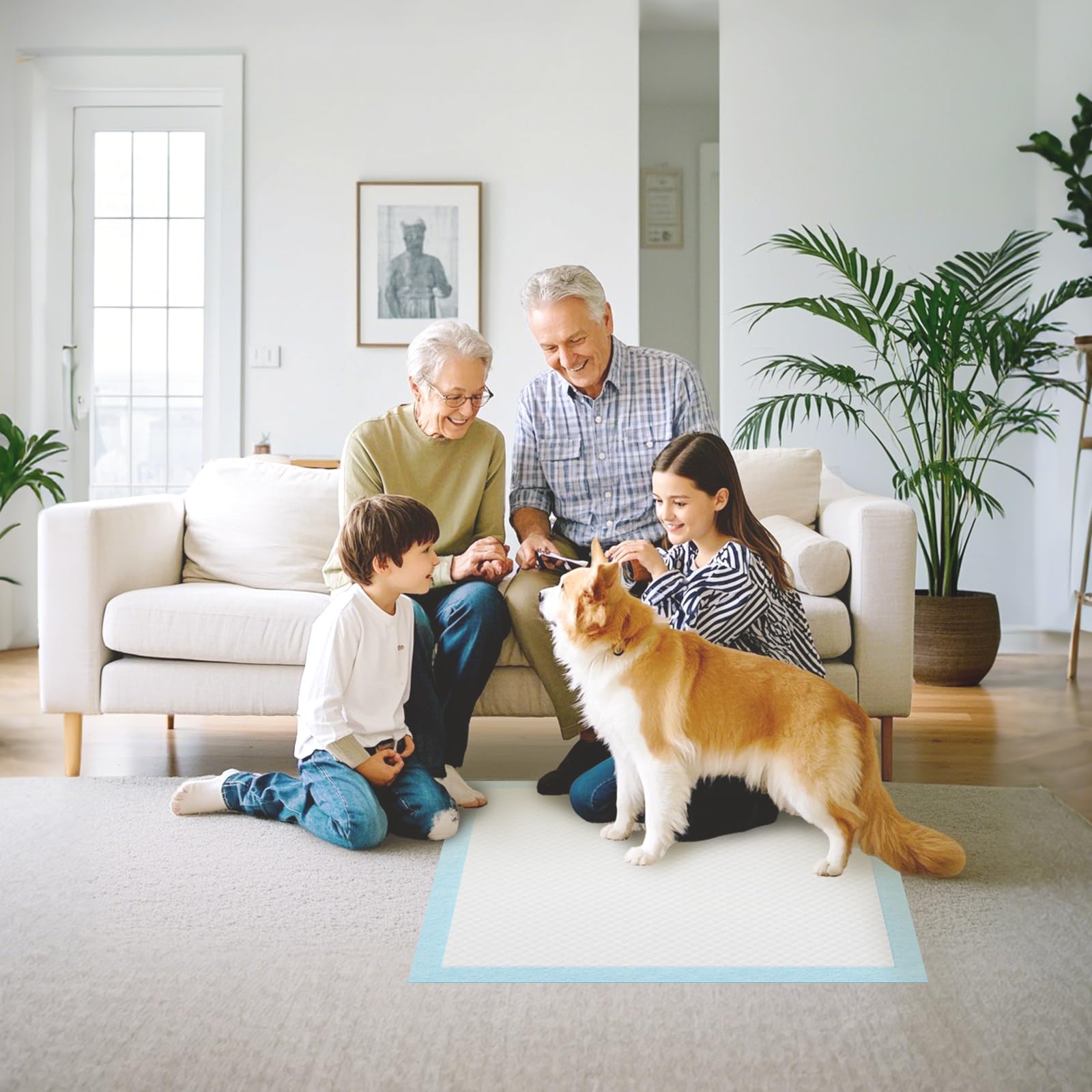 IMMCUTE waterproof backing image showing leak-proof floor protection