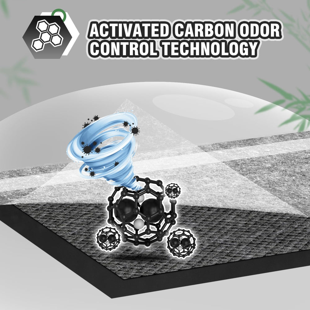 IMMCUTE charcoal pads neutralize odors for a fresher home