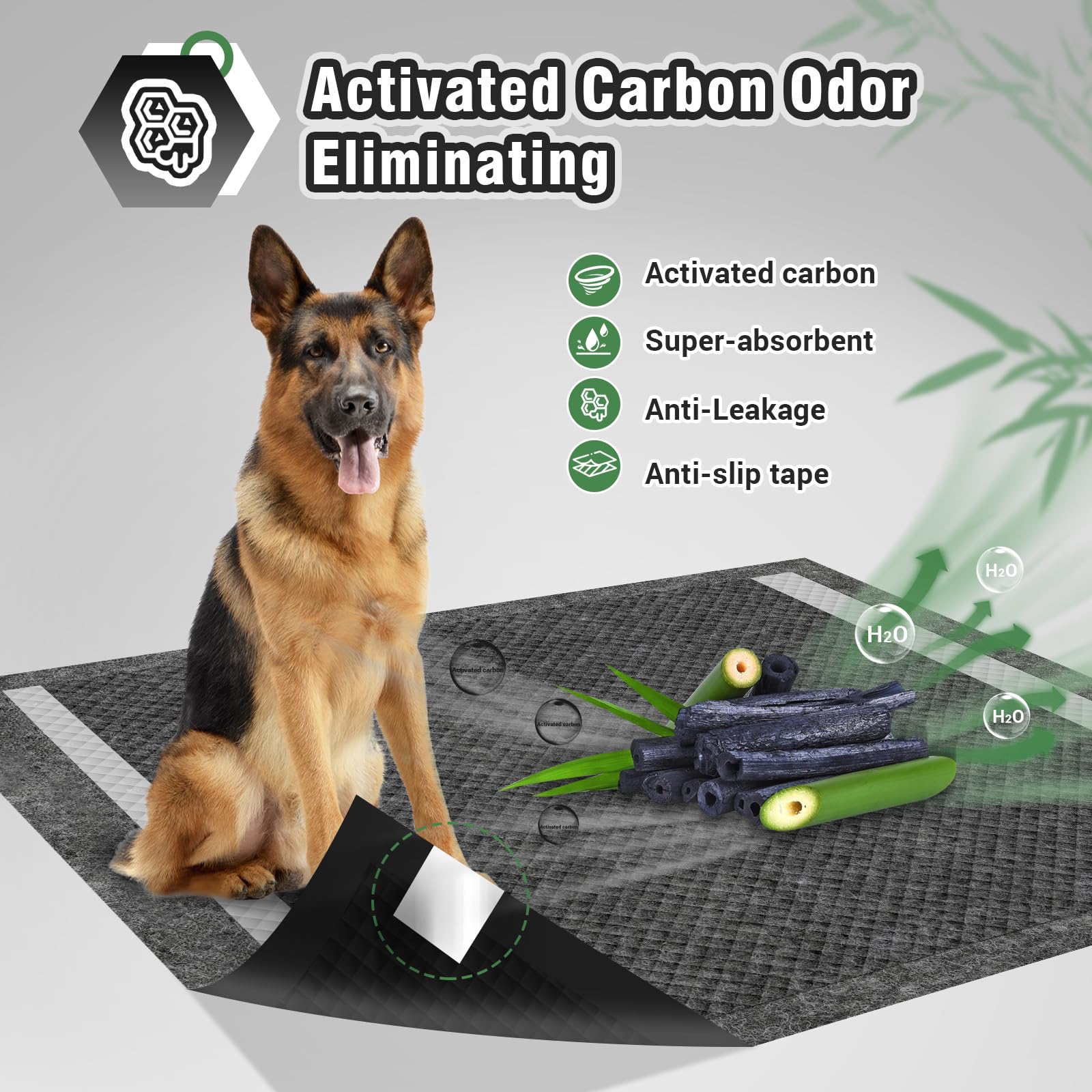 IMMCUTE XXL pads stay put on floors with strong adhesive