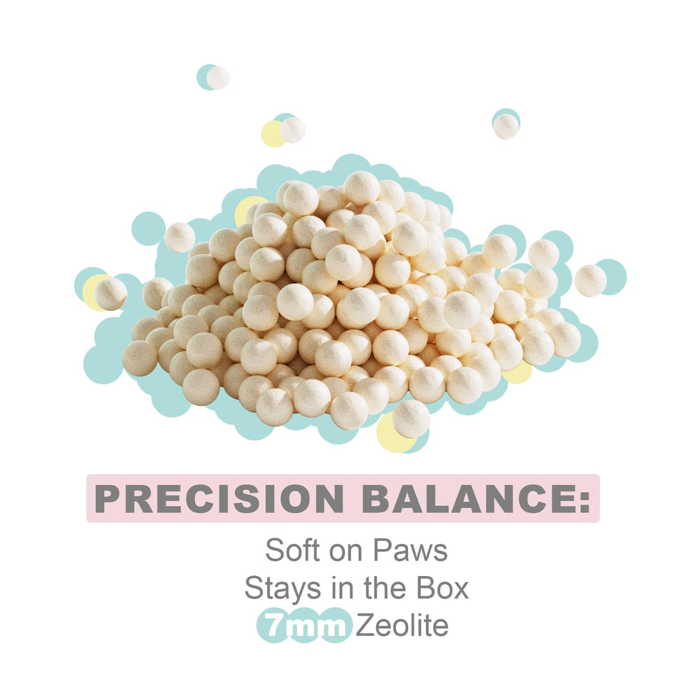 IMMHABI 7mm pellets close-up highlights paw-friendly size and less mess.