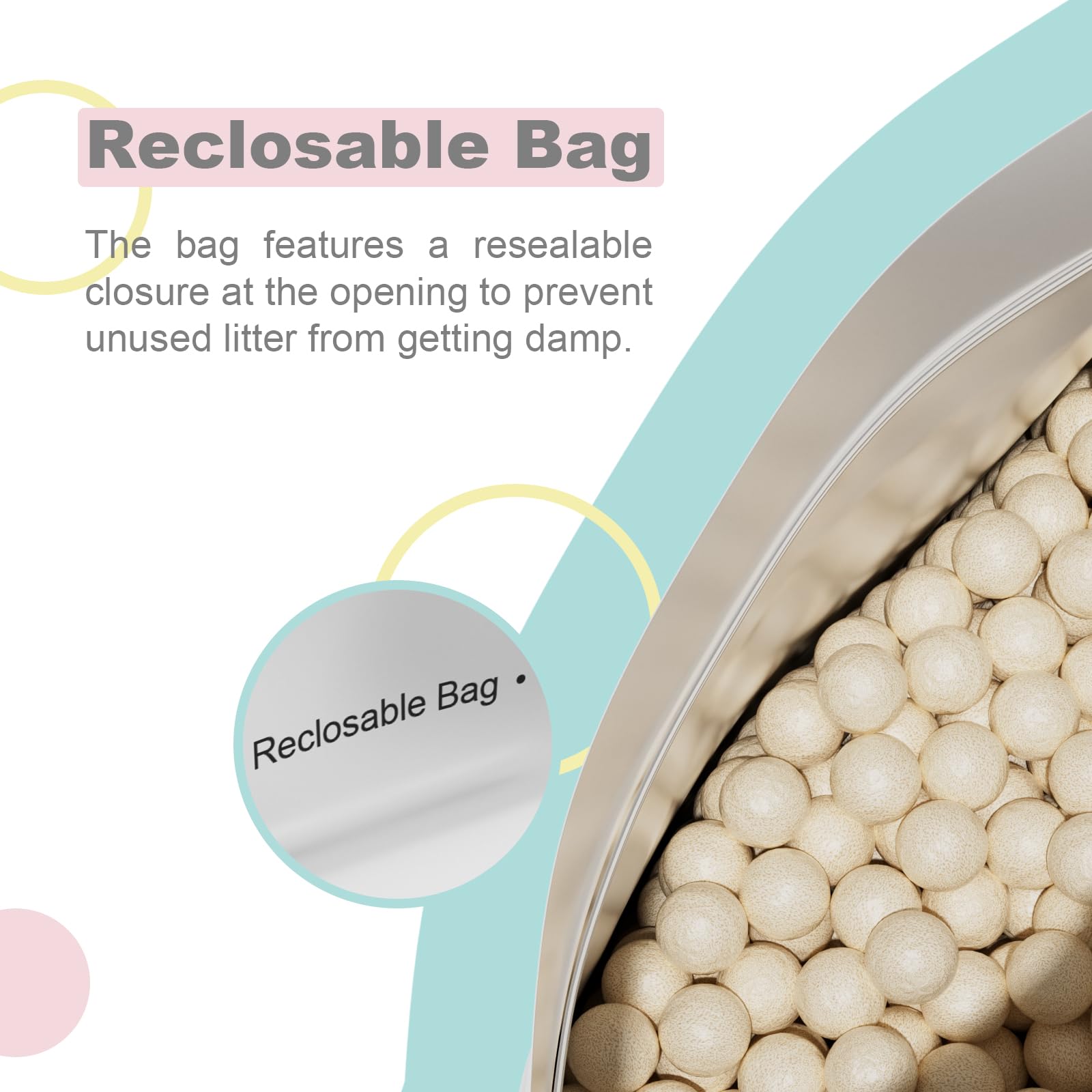 IMMHABI odor-control graphic illustrates long-lasting freshness with zeolite.