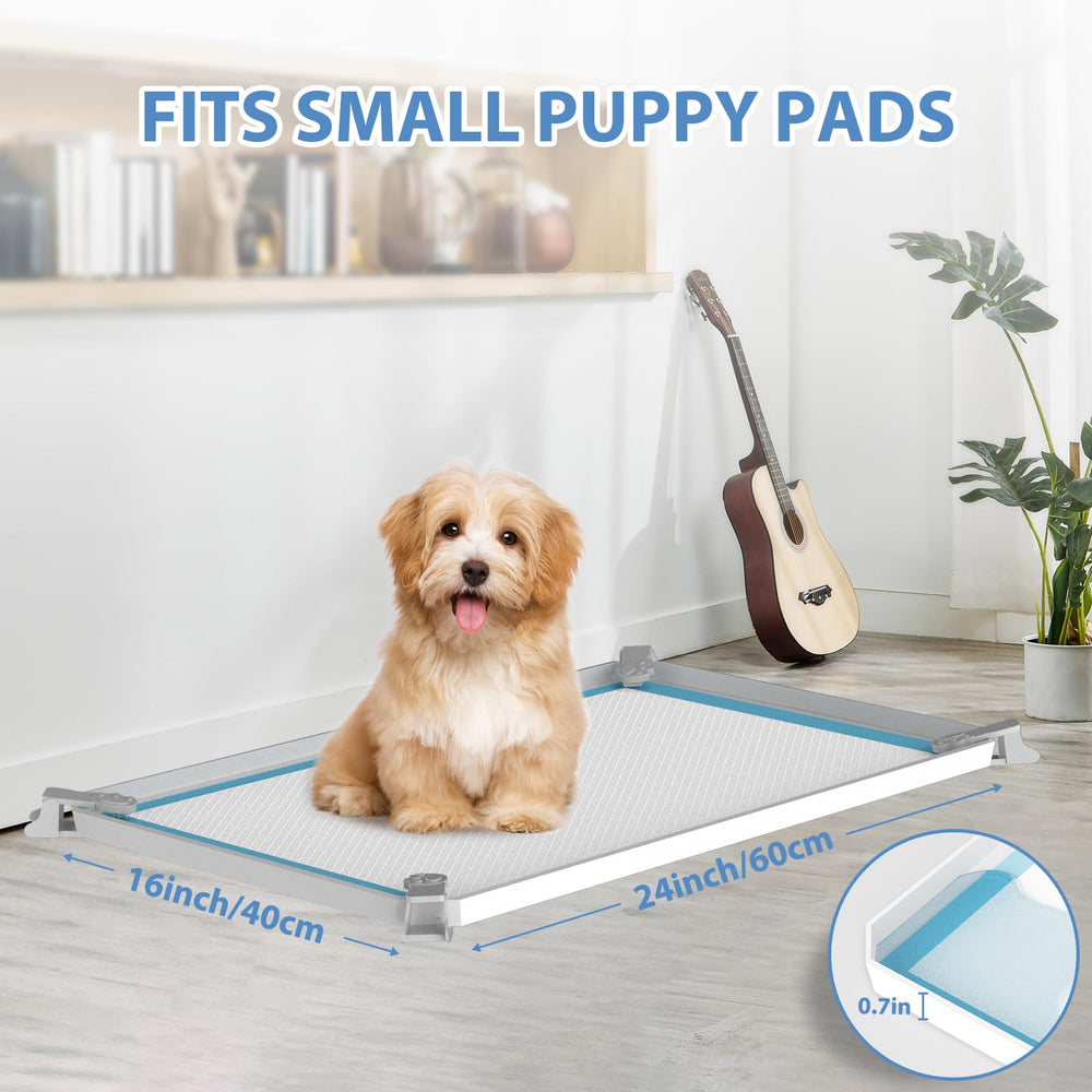 IMMCUTE Pee Pad Holder with 8 clamps keeps pads in place during play.