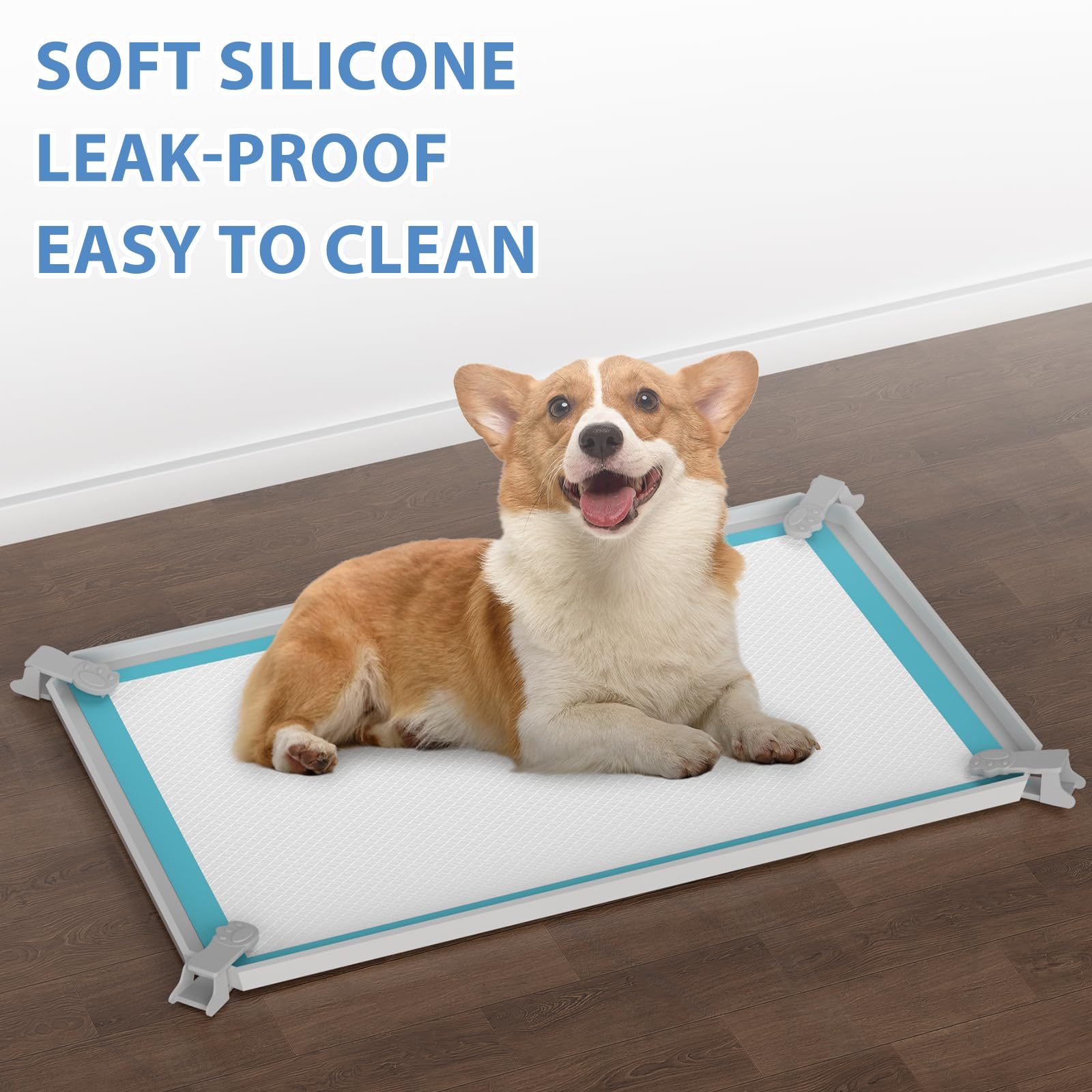 IMMCUTE Non-slip base helps keep the holder steady on slick floors.