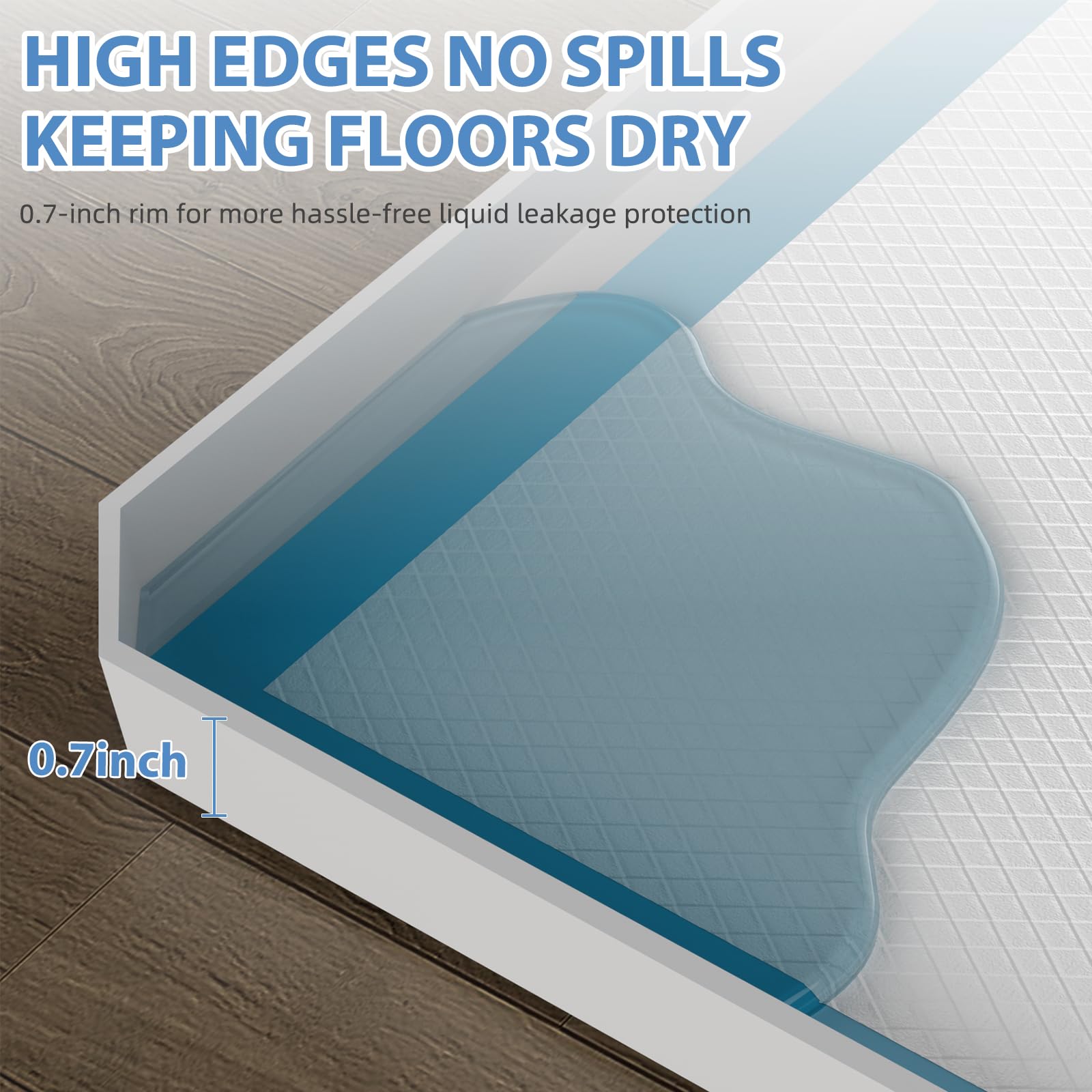 IMMCUTE Soft silicone material offers a safe, odorless surface.