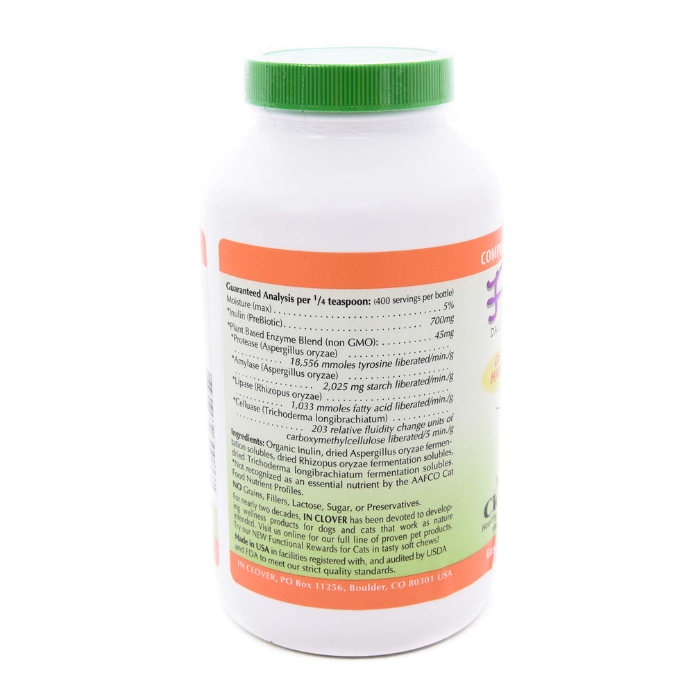 In Clover Fresh Digest cat-taste-test highlights palatable flavor and easy dosing.