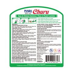 INABA Churu chicken-tube offered by hand for bonding with your cat.