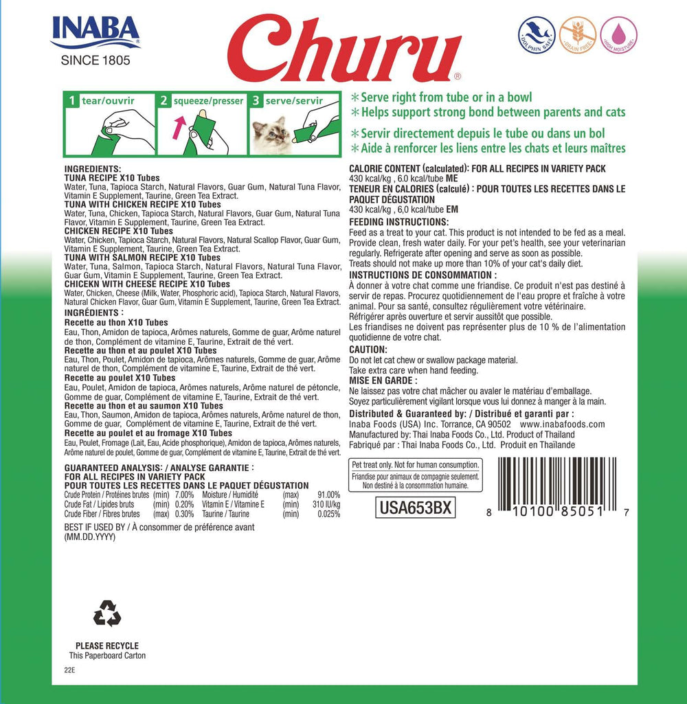 INABA Churu-chicken-tube-hand-feeding captures interactive, protein-rich feeding moment
