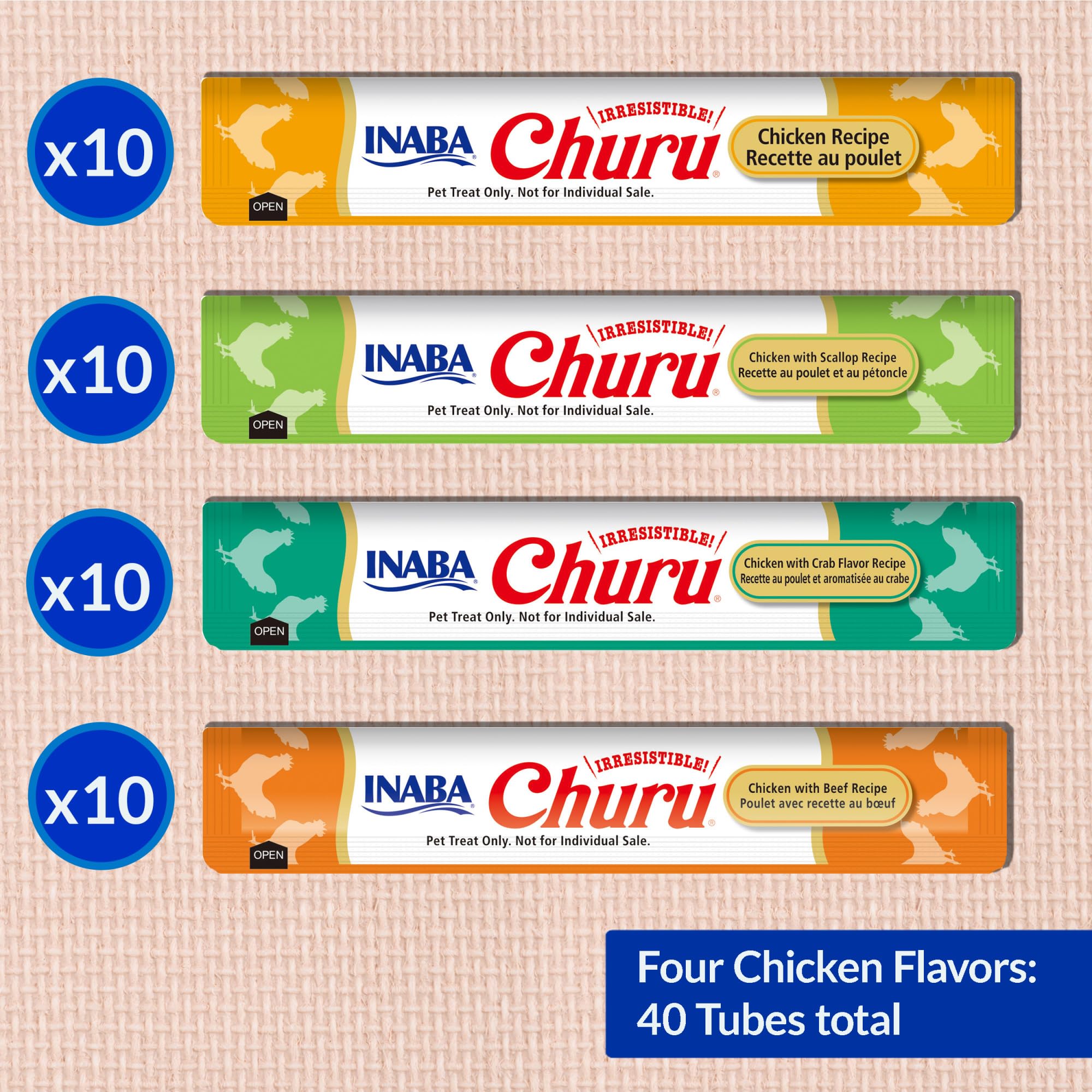 INABA Churu chicken-tube topper-use demonstration for meals.