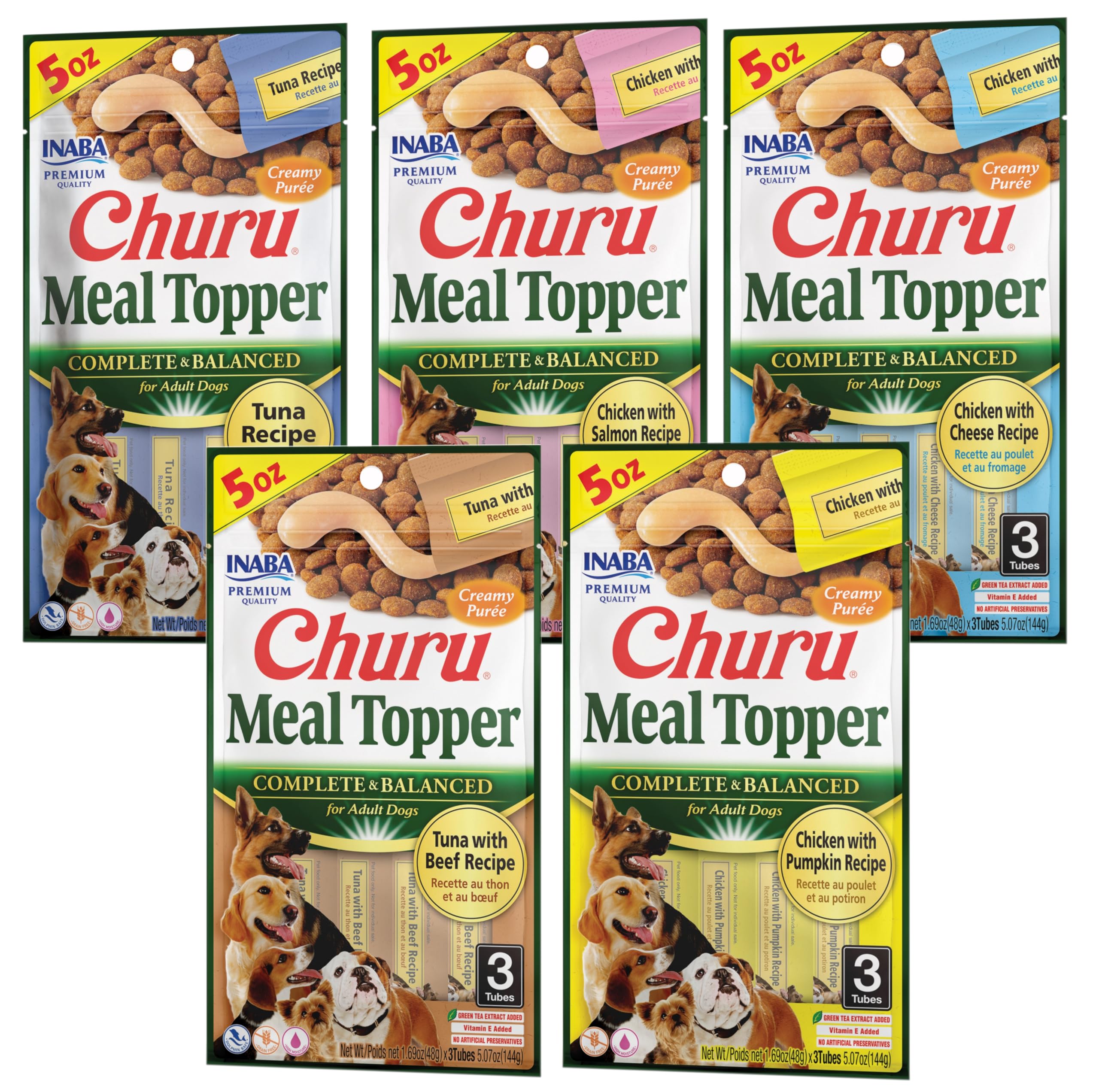 INABA Churu creamy-puree-dog-topper-bowl boosts flavor and hydration during meals