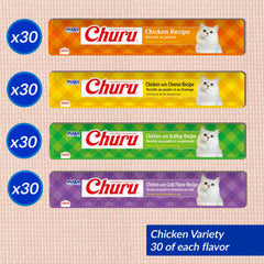 INABA Churu creamy purée texture shown for easy licking