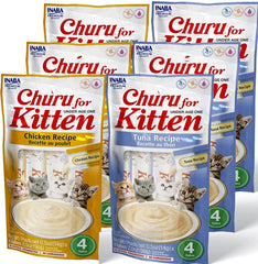 INABA Churu kitten tube closeup shows creamy texture ideal for hand feeding bonding.