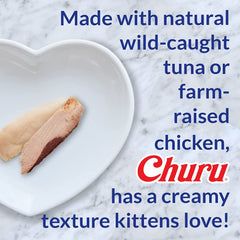 INABA Churu variety pack tubes display two flavors for picky kittens.