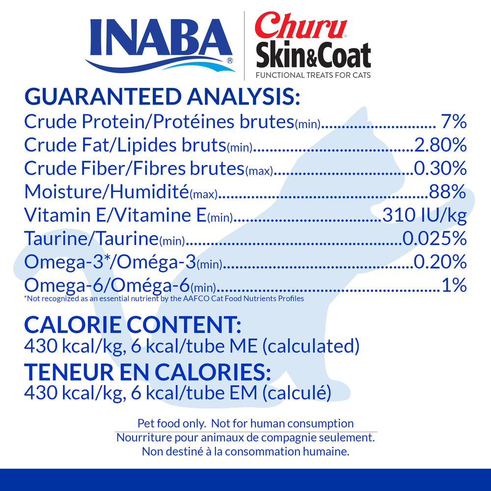 INABA Churu presentación en caja de 24 tubos para consumo diario.