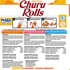 INABA Churu Rolls soft-chewy texture, easy rewards.