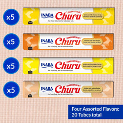 INABA Churu treat topper close-up shows versatile use as meal enhancer