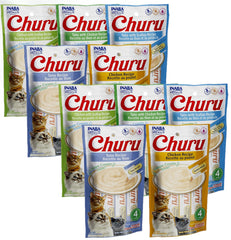 INABA Churu variety pack tubes ready for cat treat and bonding time.