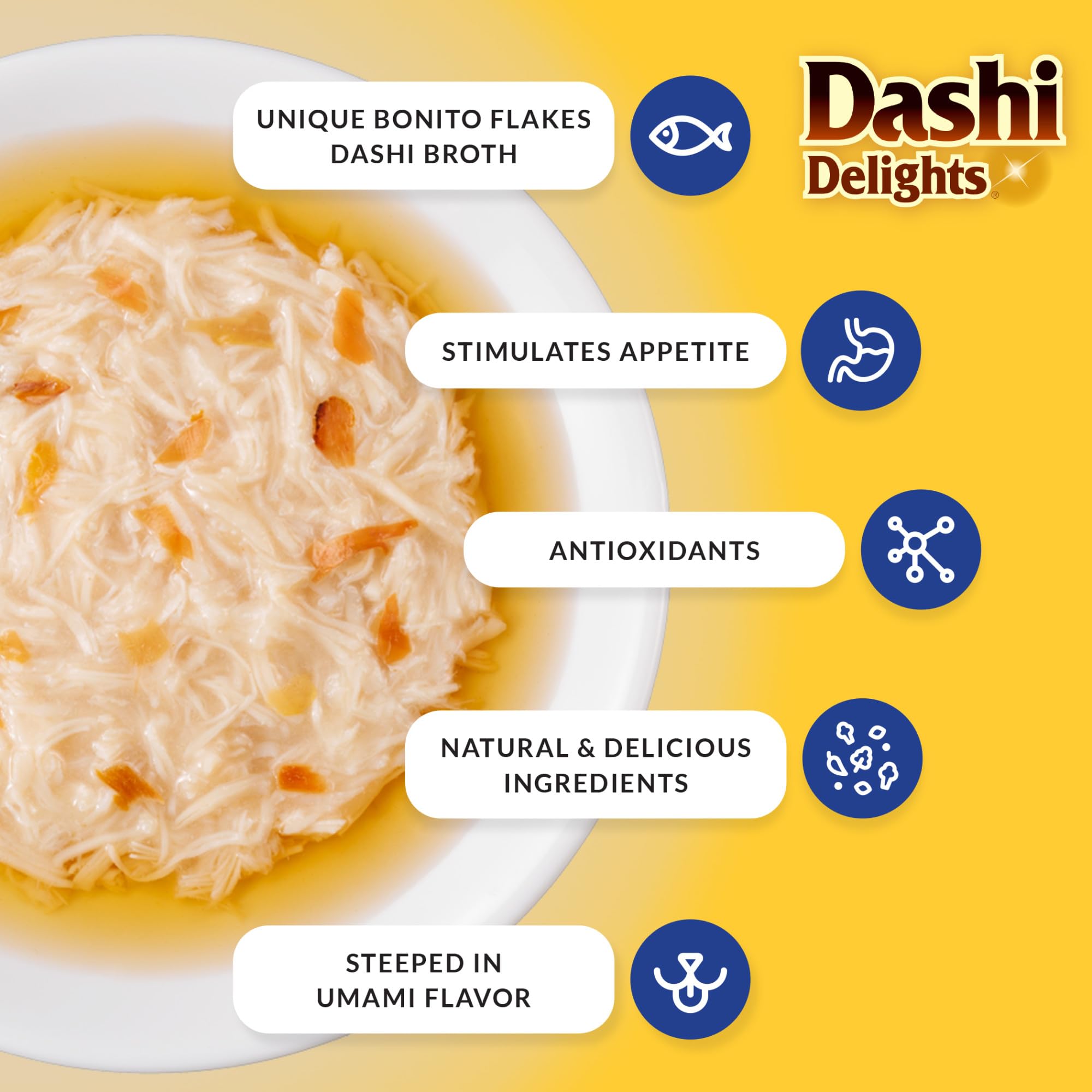 Ingredientes clave de Inaba Dashi Delights para mayor calidad.