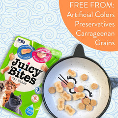 INABA Juicy Bites two shapes close-up highlighting playful presentation for cats