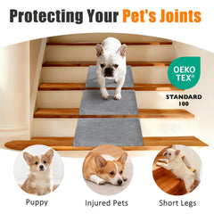 Inanil dog ramp non-slip base demonstrating stable floor grip