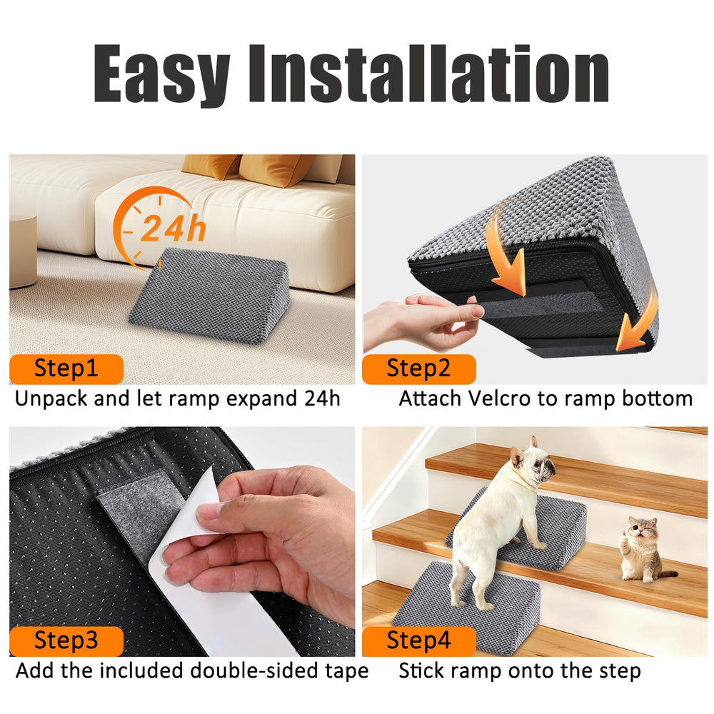 Inanil dog ramp packaging 6-pack layout for stairs