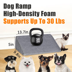 Inanil dog ramp washable cover texture highlighting easy-clean fabric