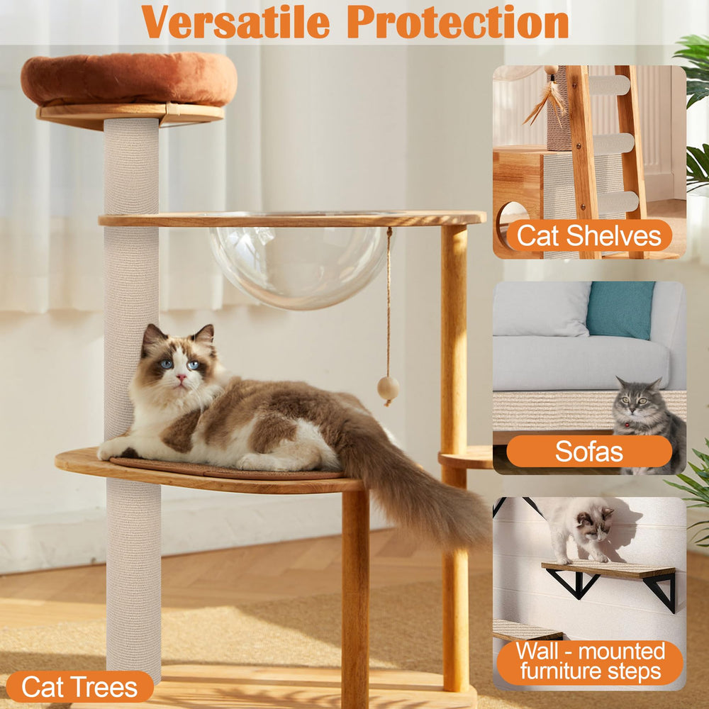 Inchoco cat scratch pad long 100-inch length suited for large spaces.