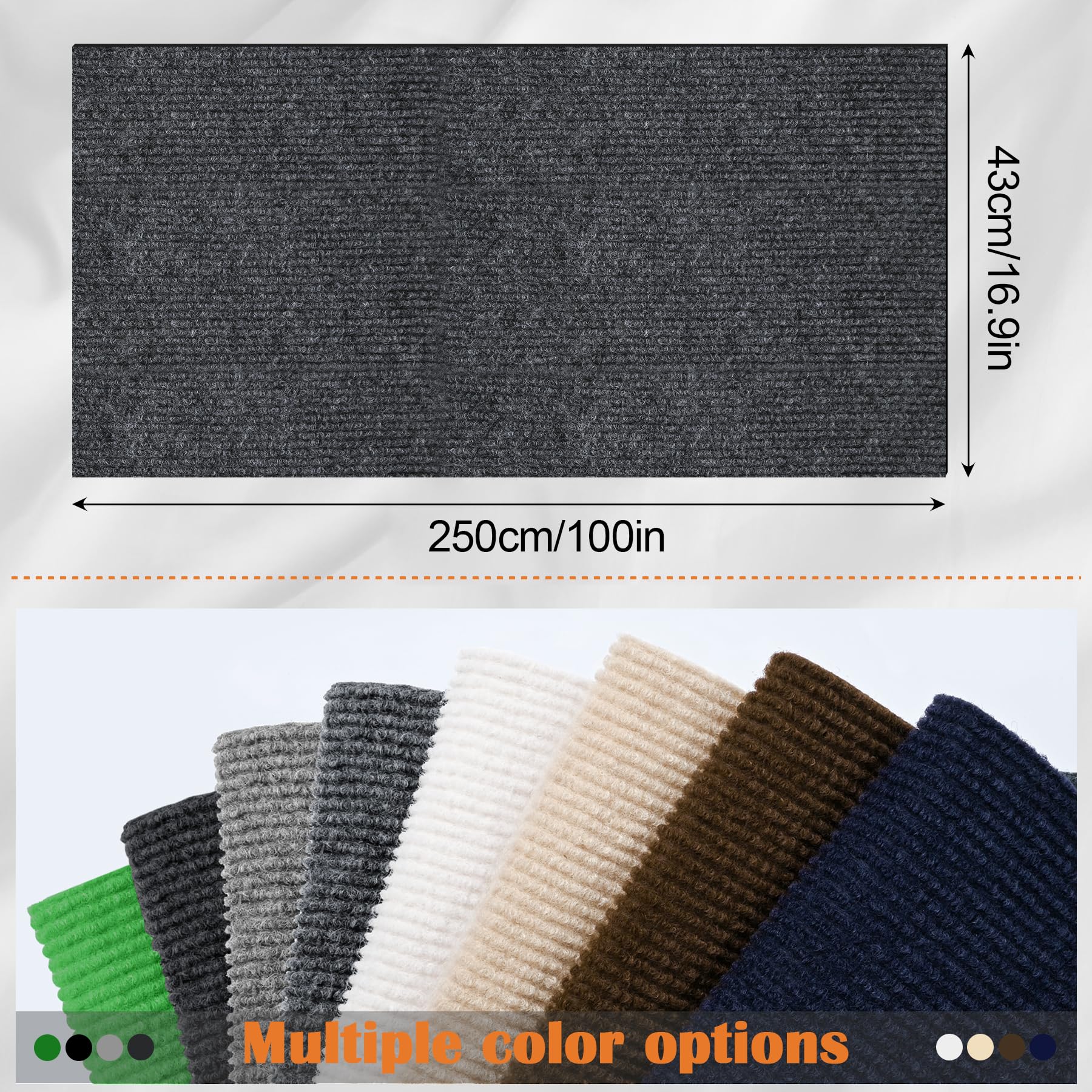 Inchoco Cat Scratch Furniture Protector back shows hot-melt adhesion for secure mounting