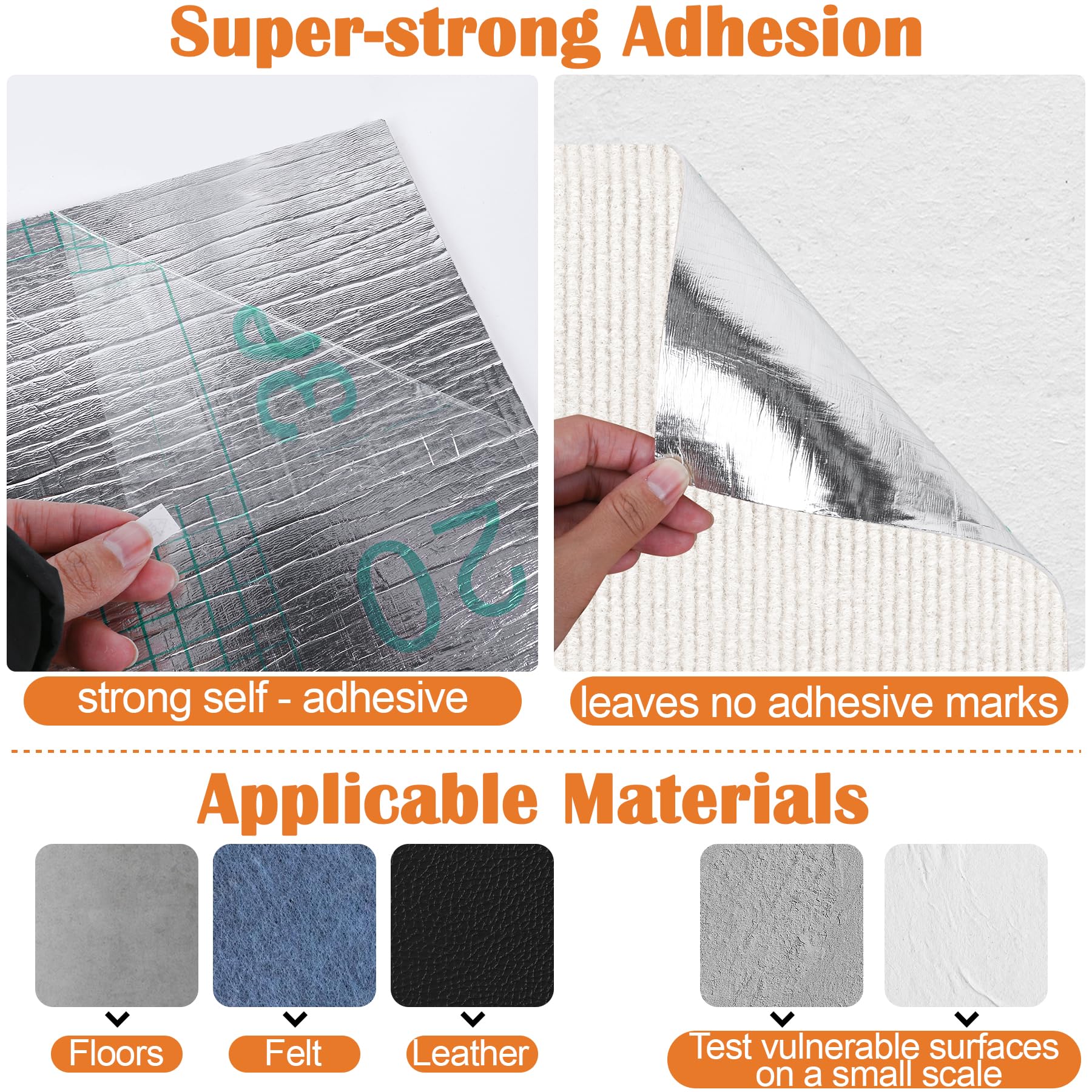 Inchoco Cat Scratch Pad adhesive-back proves strong grip on wood, tile surfaces.