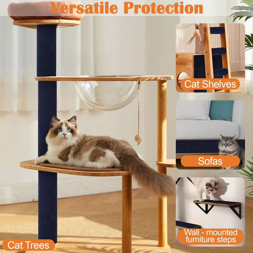 Inchoco furniture-protector pad adheres securely on wood and tile surfaces.